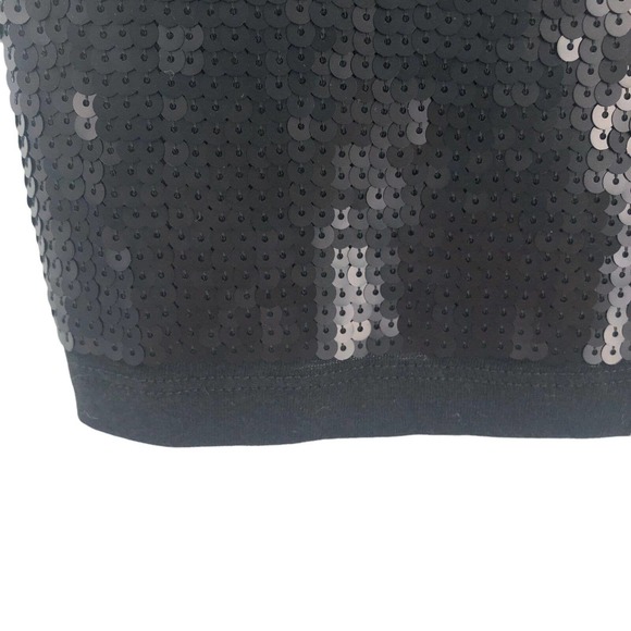 Victorias Secret Womens Size Small All-Over Sequin Baseball Tee Shirt  Scoopneck - Picture 6 of 7